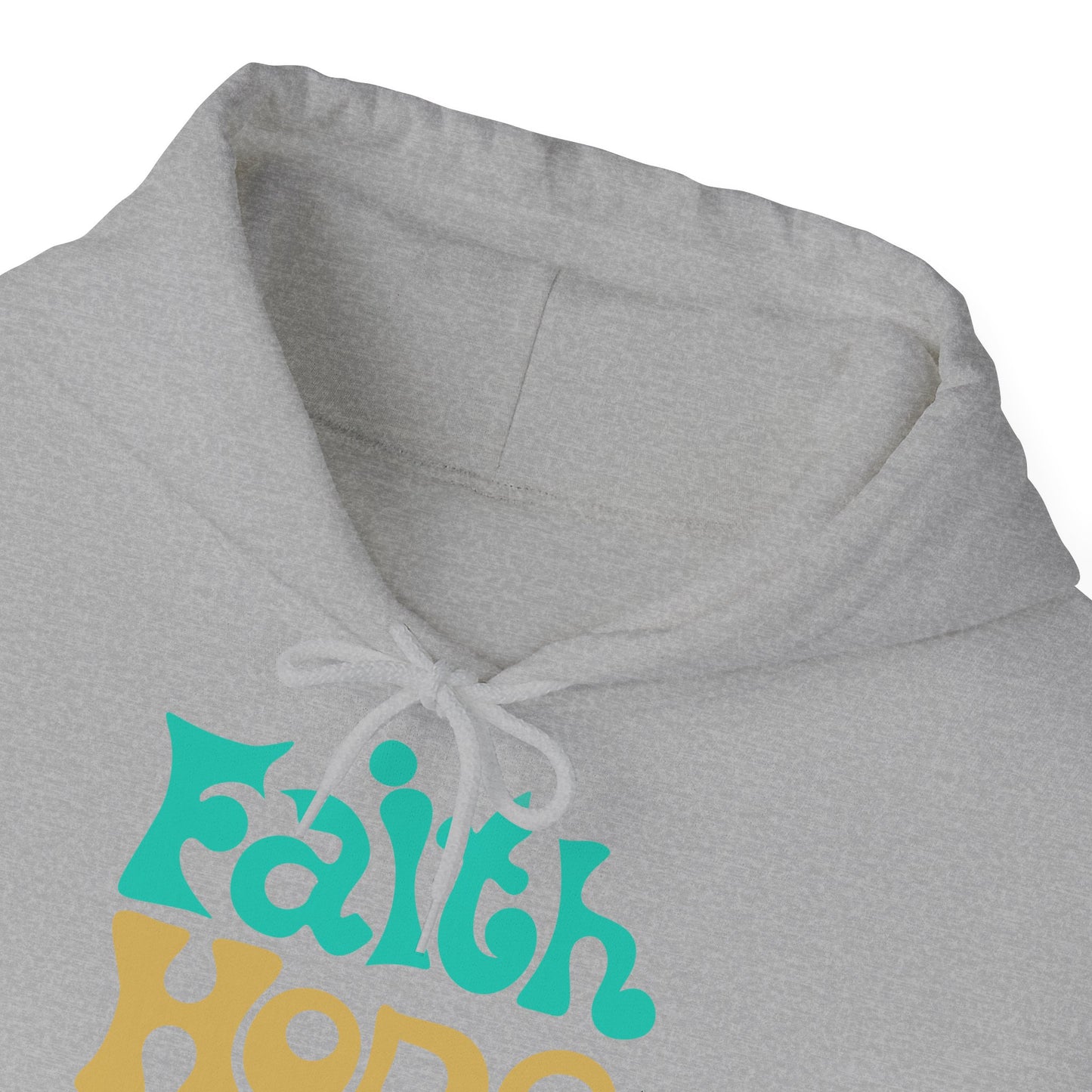 Unisex Hoodie - Faith, Hope, Love