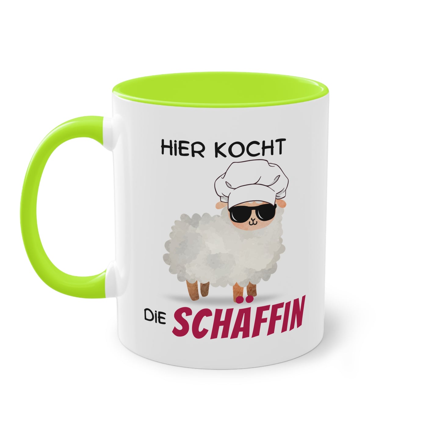 Hier kocht die Schäffin - Zwei-Ton-Tasse