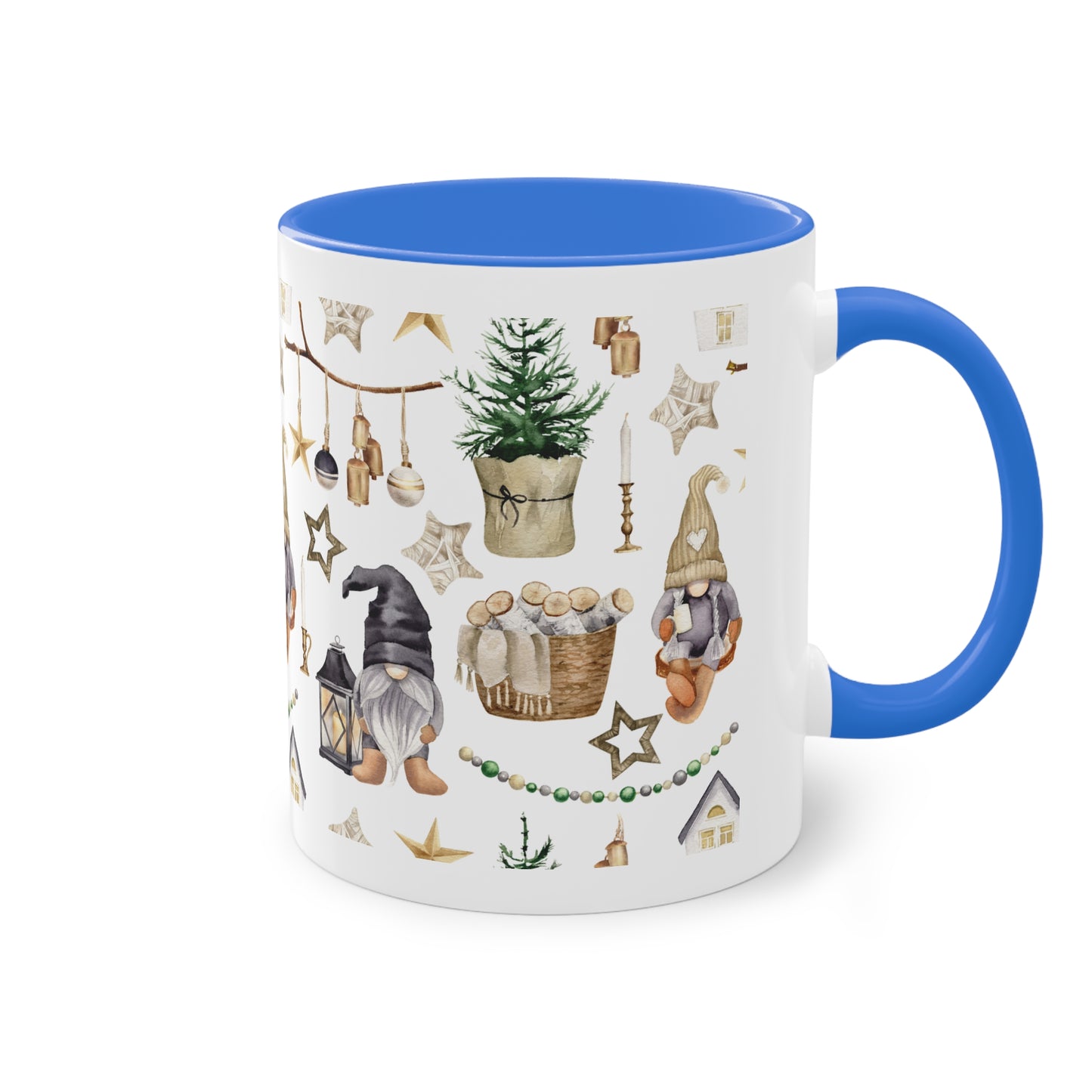 Weihnachtswichtel - Zwei-Ton-Kaffeetasse