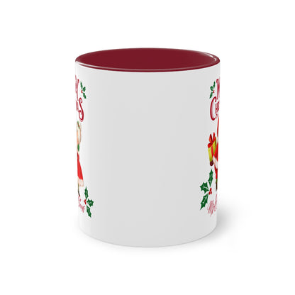 Merry Christmas Mr. & Mrs. Claus - Zwei-Ton-Kaffeetasse