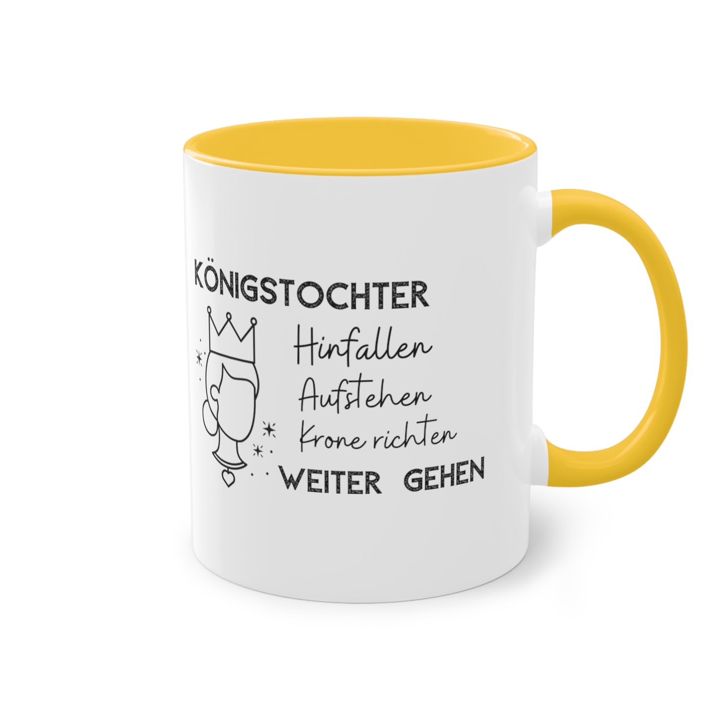 Königstochter - Zwei-Ton-Kaffeetasse