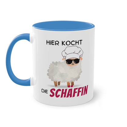 Hier kocht die Schäffin - Zwei-Ton-Tasse