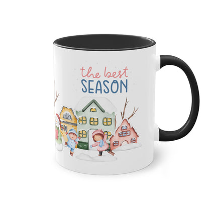 The best season - Zwei-Ton-Kaffeetasse