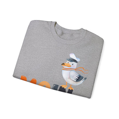 Unisex Sweatshirt -  Moin (bunt) mit Möwe