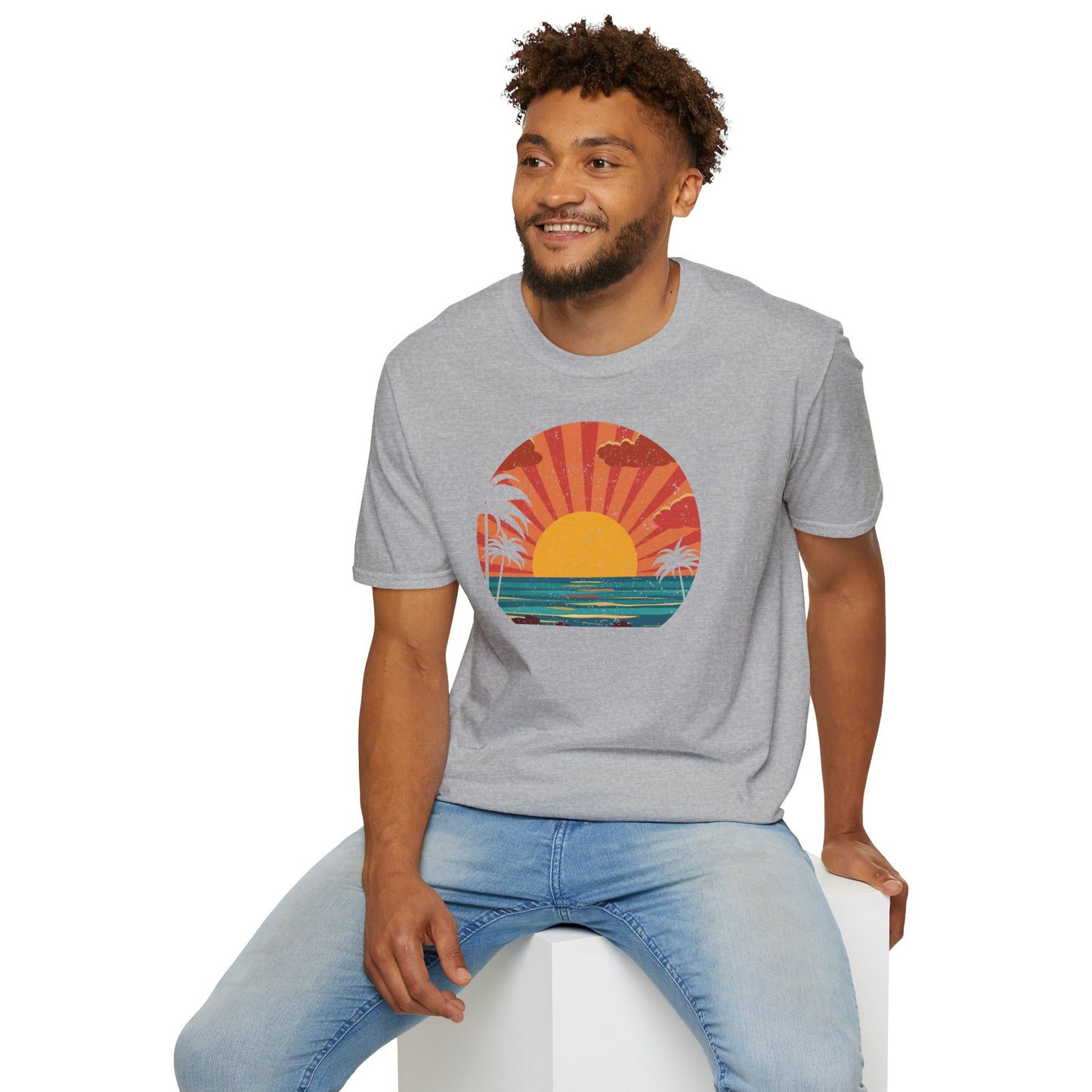 Sunset (2) - Unisex Softstyle T-Shirt