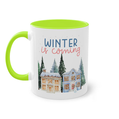 Winter is coming - Zwei-Ton-Kaffeetasse