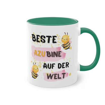 Beste Azubine auf der Welt - Zwei-Ton-Kaffeetasse