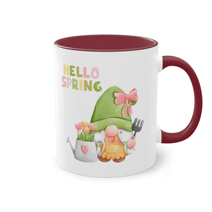 Hello Spring - Zwei-Ton-Kaffeetasse