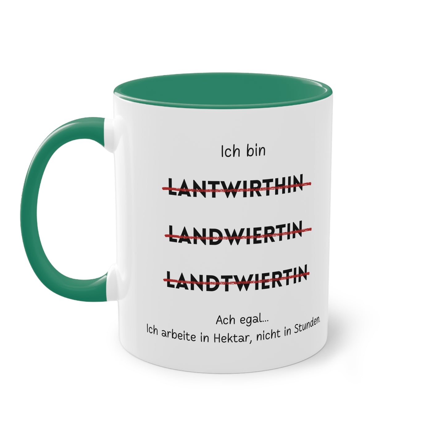 Ich bin Landwirtin - Zwei-Ton-Tasse