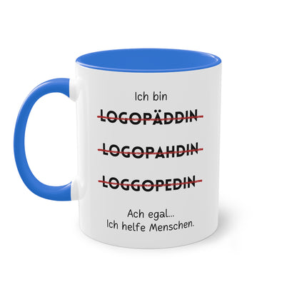 Ich bin Logopädin - Zwei-Ton-Tasse