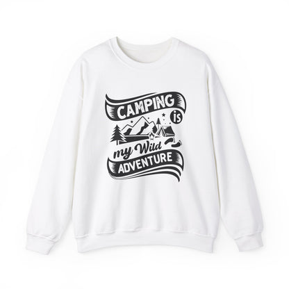 Unisex Sweatshirt - Camping is my wild adventure (Zelten ist mein wildes Abenteuer)