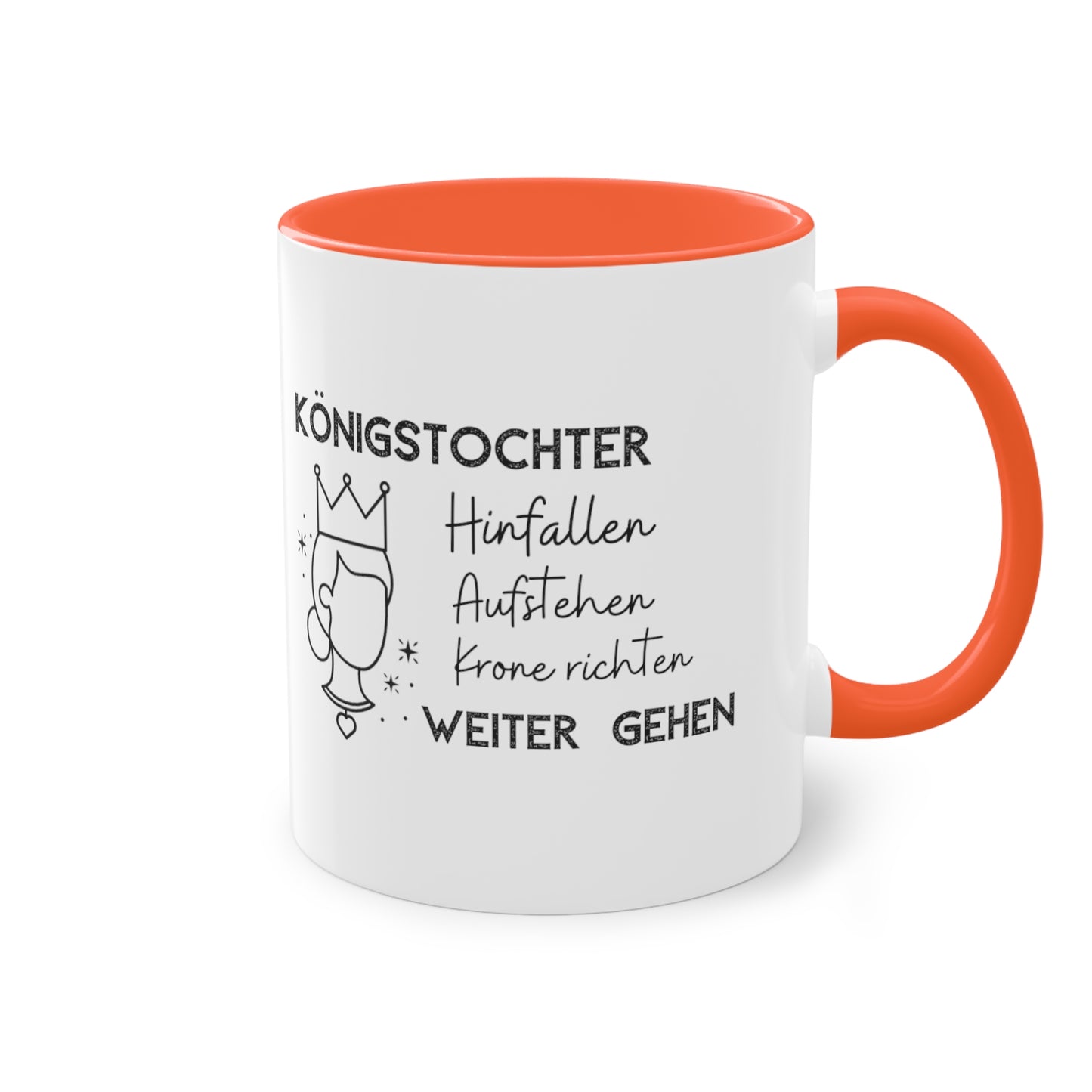 Königstochter - Zwei-Ton-Kaffeetasse