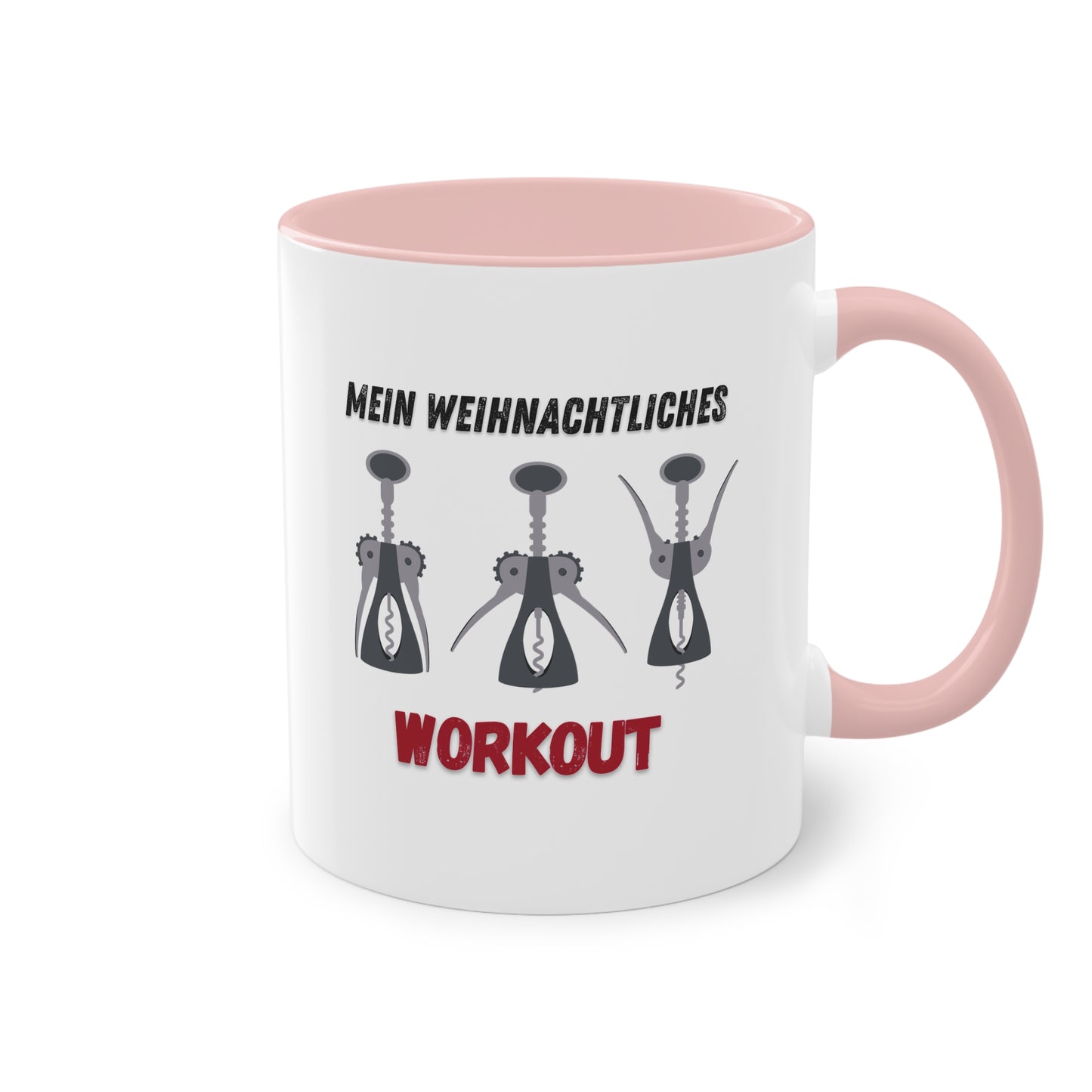 Mein weihnachtliches Workout - Zwei-Ton-Kaffeetasse