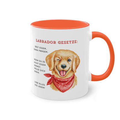 Labrador Gesetze - Zwei-Ton-Kaffeetasse