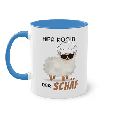 Hier kocht der Schäf - Zwei-Ton-Tasse
