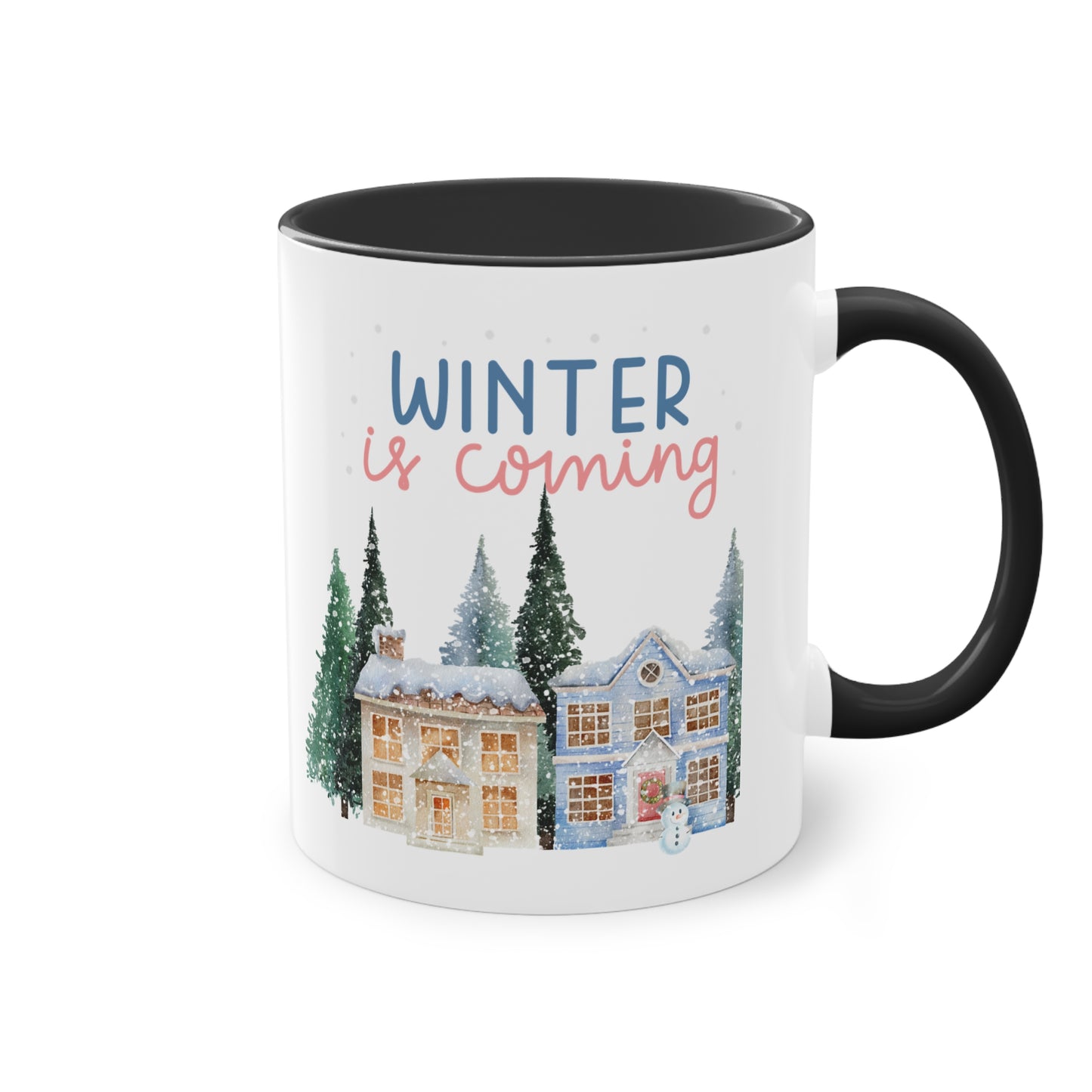 Winter is coming - Zwei-Ton-Kaffeetasse