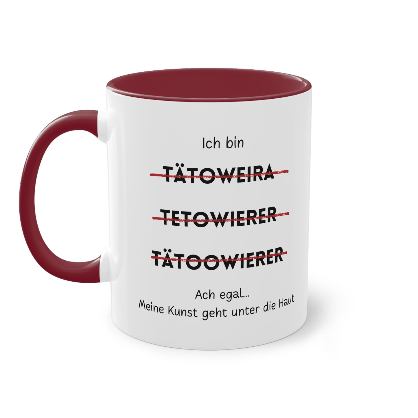 Ich bin Tätowierer - Zwei-Ton-Tasse