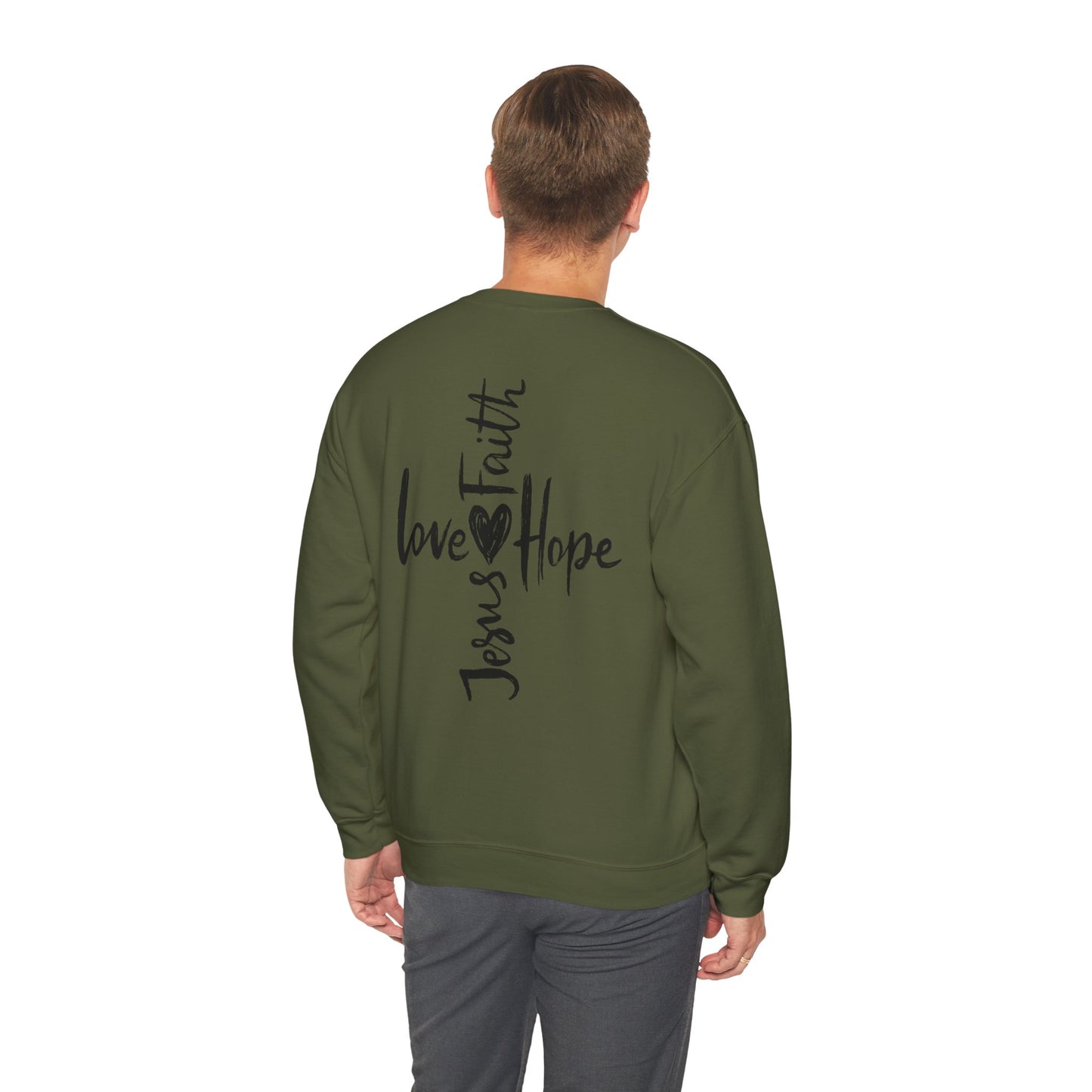 Unisex Sweatshirt - Faith, Love, Hope