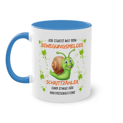 Ich starte mit dem Bewegungsmelder - Zwei-Ton-Kaffeetasse