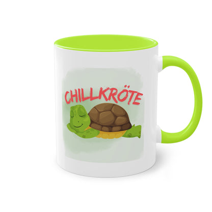 Chillkröte - Zwei-Ton-Kaffeetasse