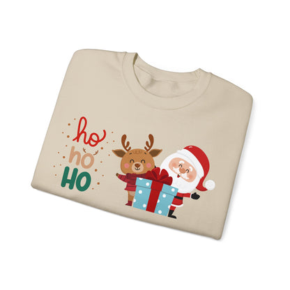 Ho ho ho Rentier und Santa  - Unisex Sweatshirt