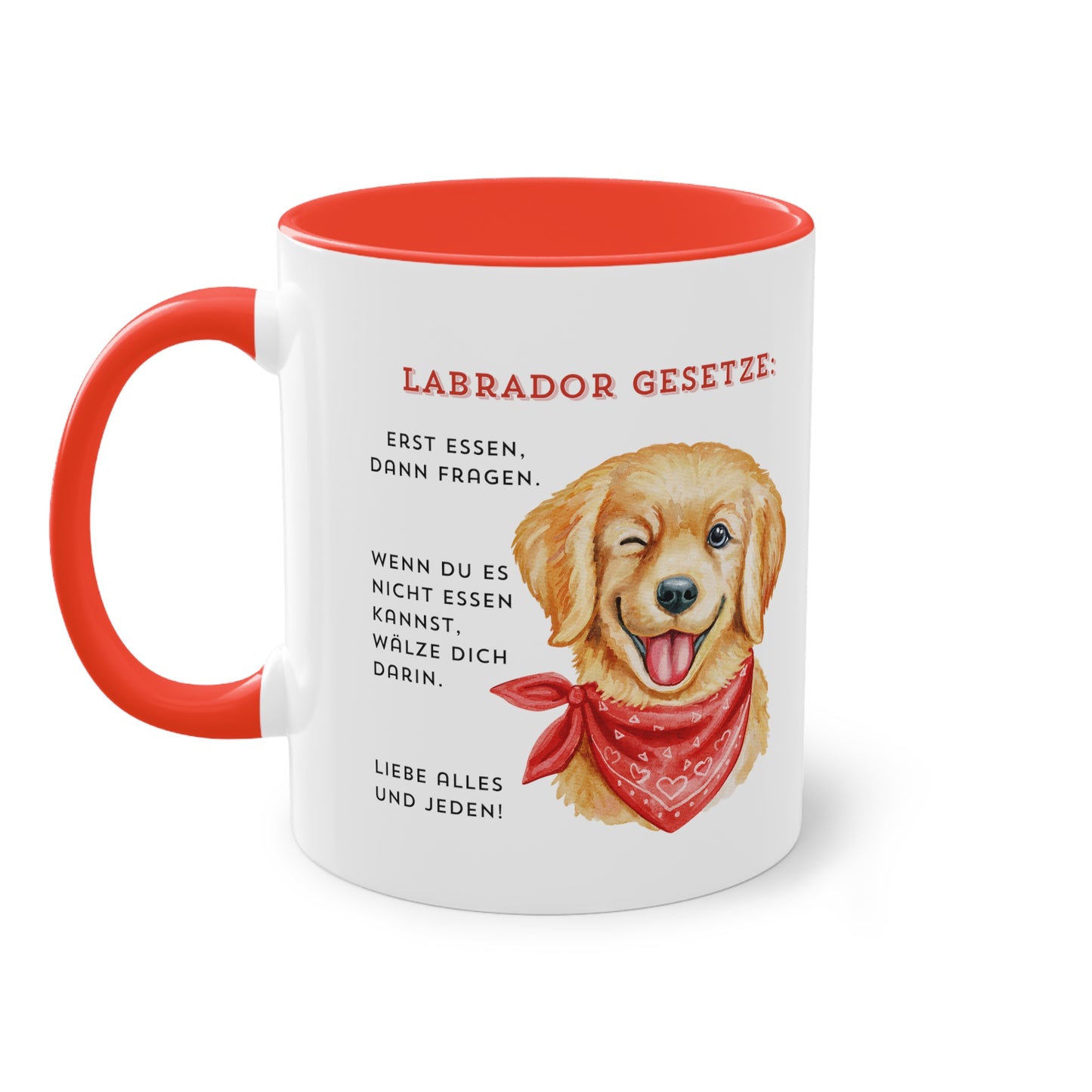 Labrador Gesetze - Zwei-Ton-Kaffeetasse