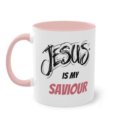 Jesus is my saviour - Zwei-Ton-Kaffeetasse