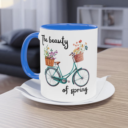 The beauty of spring - Zwei-Ton-Kaffeetasse