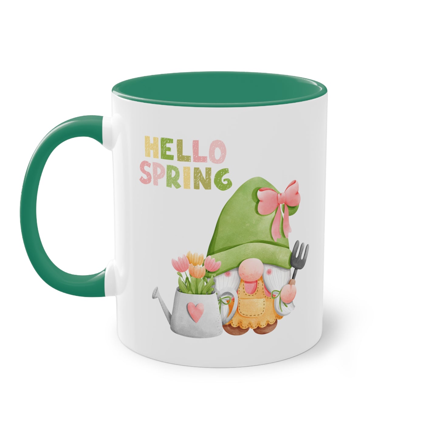 Hello Spring - Zwei-Ton-Kaffeetasse