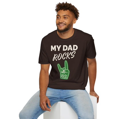 My Dad rocks - Unisex Softstyle T-Shirt