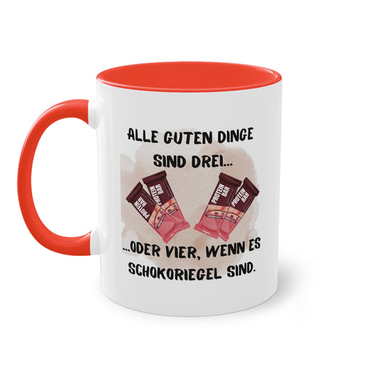 Alle guten Dinge sind 3... - Zwei-Ton-Kaffeetasse