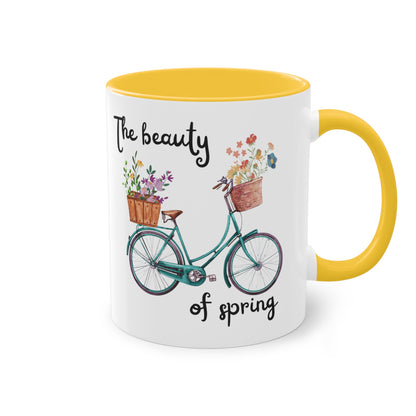 The beauty of spring - Zwei-Ton-Kaffeetasse