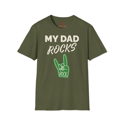 My Dad rocks - Unisex Softstyle T-Shirt