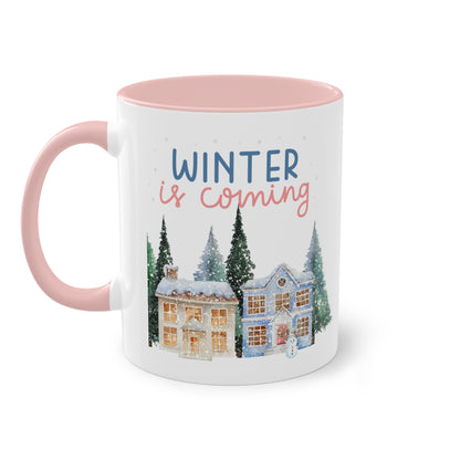 Winter is coming - Zwei-Ton-Kaffeetasse