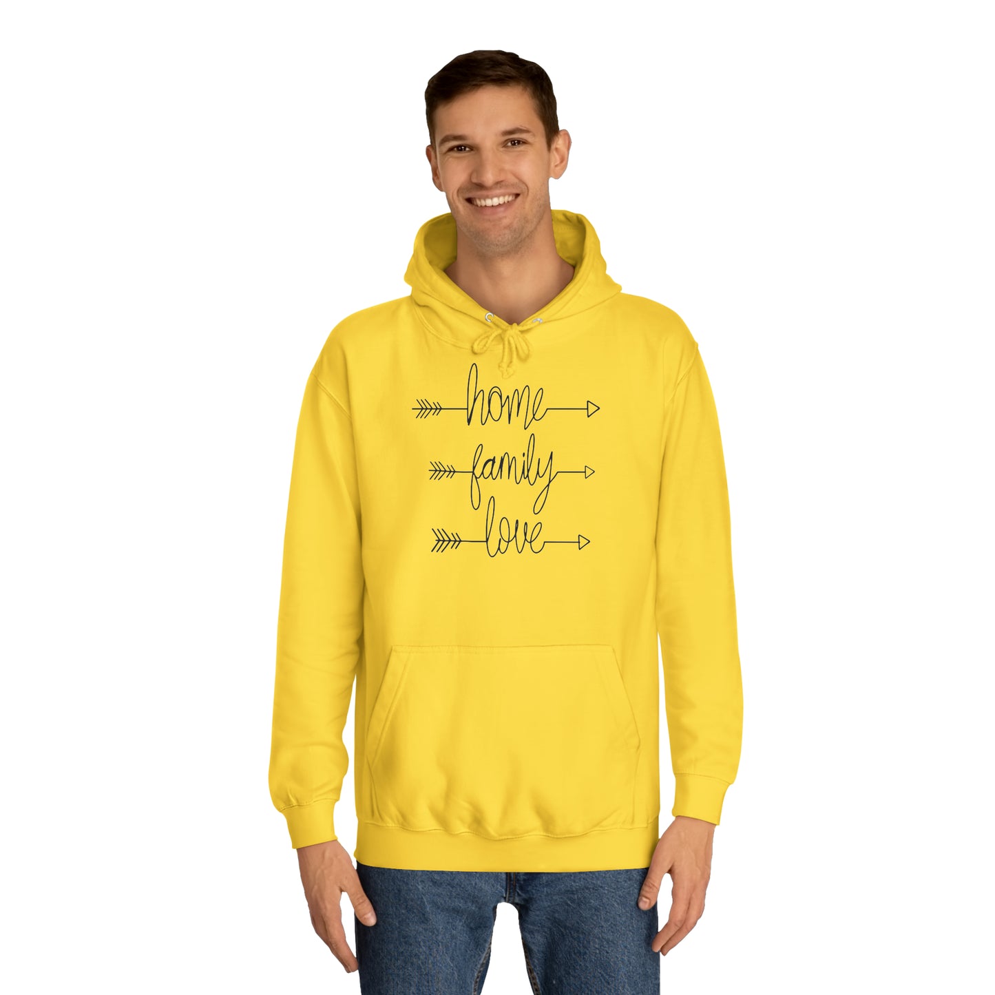 Unisex Hoodie - Home, Love