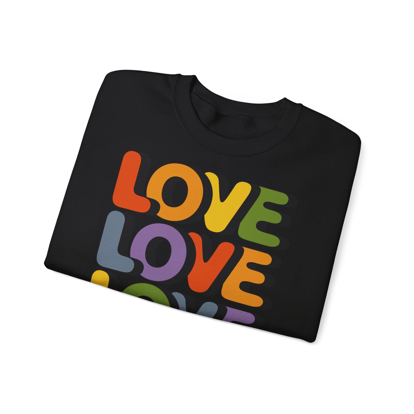 Unisex Sweatshirt - LOVE LOVE LOVE