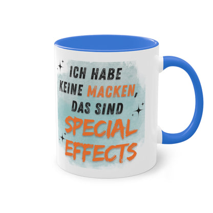 Ich habe keine Macken - Zwei-Ton-Kaffeetasse