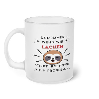 Und immer wenn wir lachen (2) - Milchglas Tasse