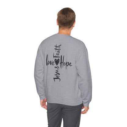 Unisex Sweatshirt - Faith, Love, Hope