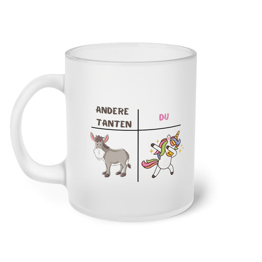 Andere Tanten - Du (2) - Milchglas Tasse