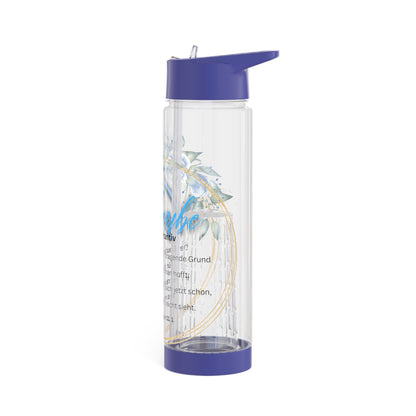 Glaube Substantiv (blau) - Infuser-Wasserflasche