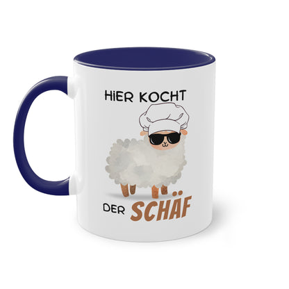 Hier kocht der Schäf - Zwei-Ton-Tasse