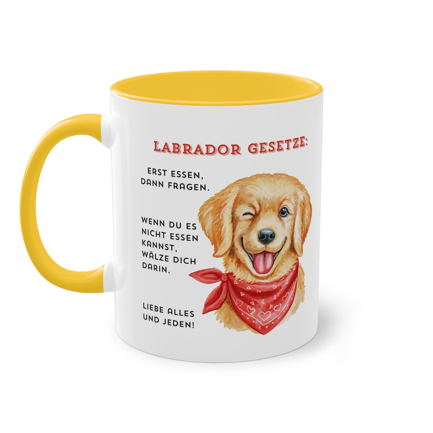 Labrador Gesetze - Zwei-Ton-Tasse