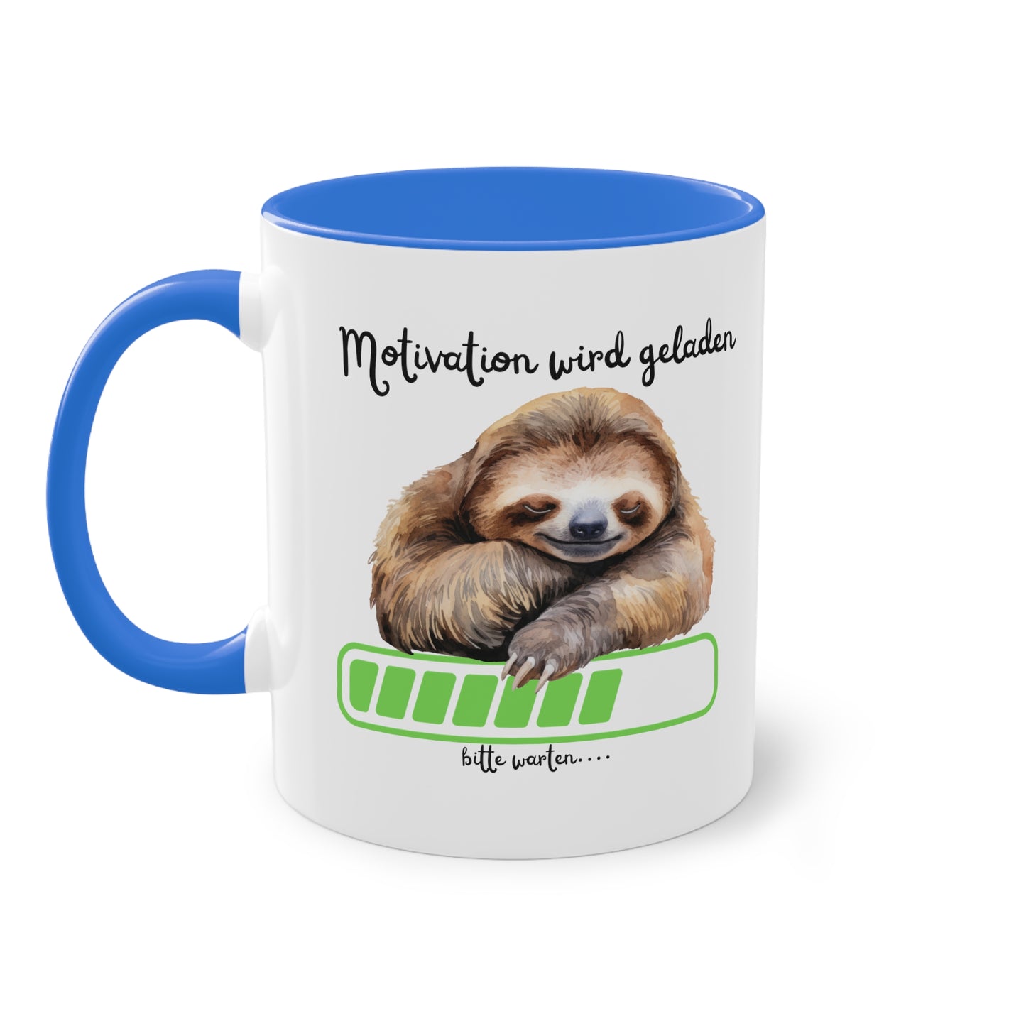 Motivation wird geladen bitte warten...  - Zwei-Ton-Kaffeetasse