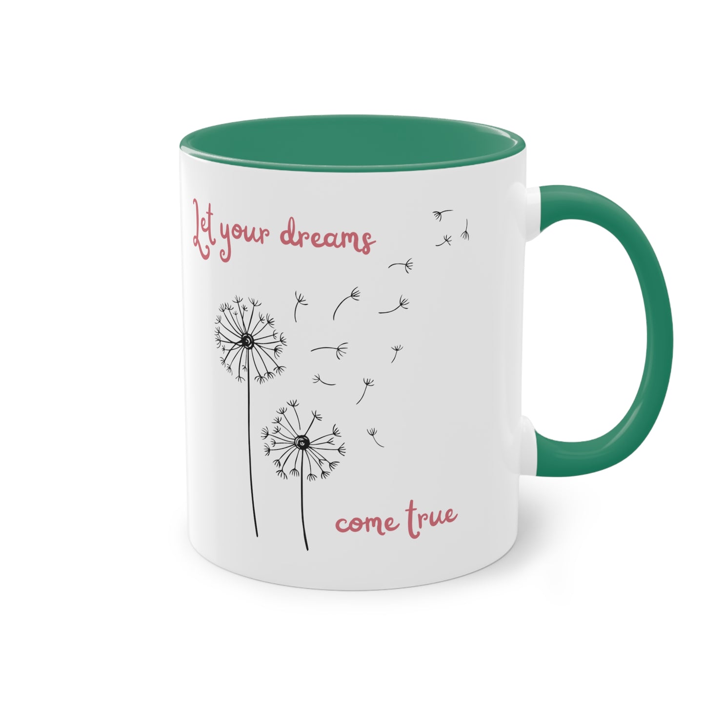 Let your dreams come true - Zwei-Ton-Kaffeetasse