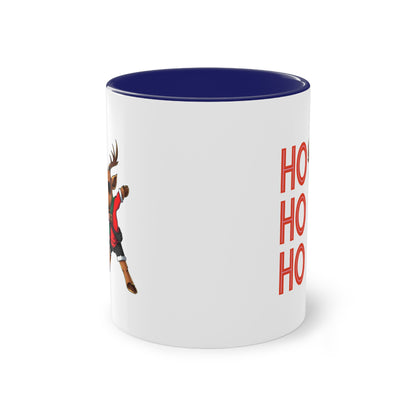 Ho ho ho Rentier  - Zwei-Ton-Kaffeetasse