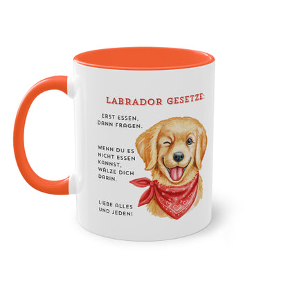 Labrador Gesetze - Zwei-Ton-Kaffeetasse