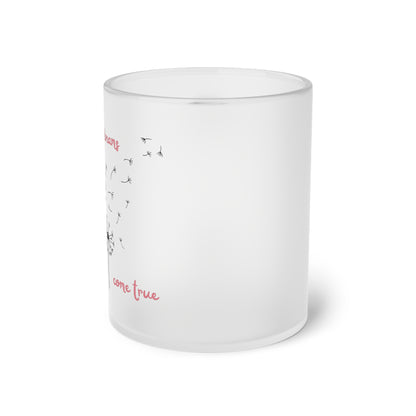 Let your dreams come true - Milchglas Tasse