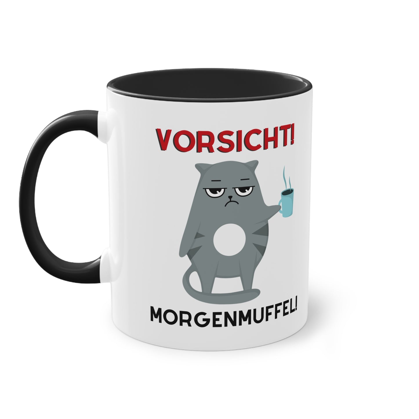 Vorsicht Morgenmuffel - Zwei-Ton-Tasse