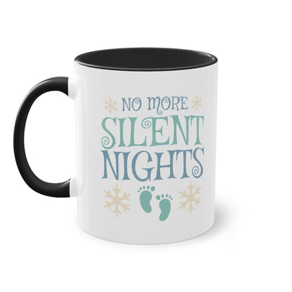 No more silent nights - Zwei-Ton-Kaffeetasse